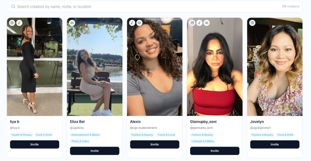 Verified creators on Jrivecontent